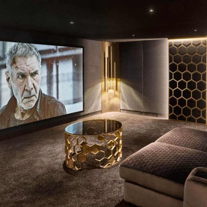 How to decorate a modern media room