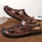 Mens dress sandals shoes