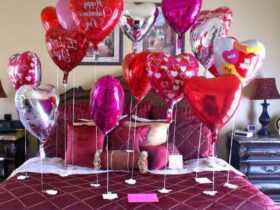 How to decorate a room for valentines day