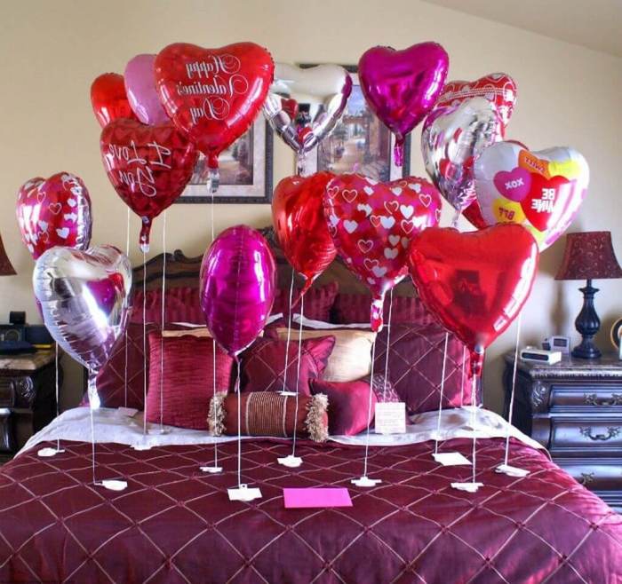 How to decorate a room for valentines day