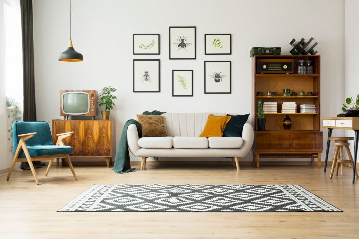 How to decorate a row house living room