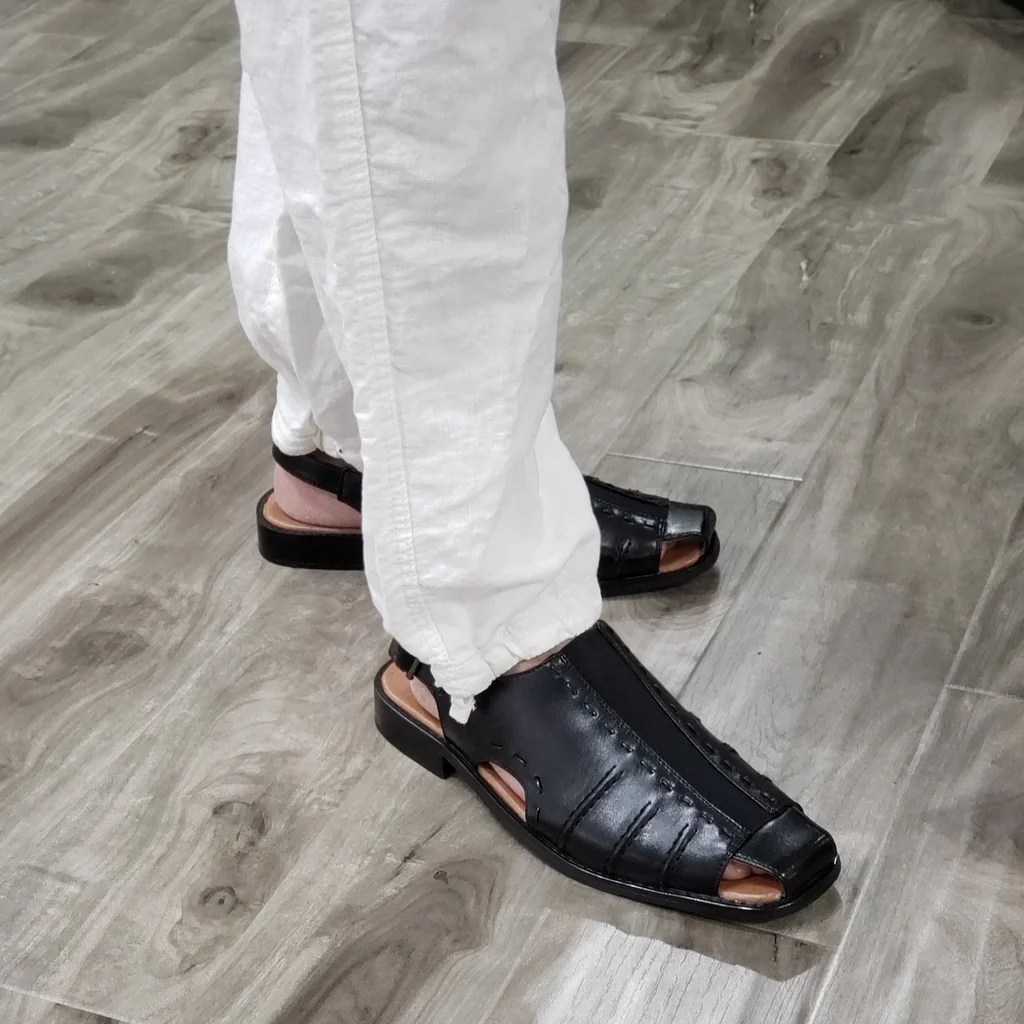 Mens dress sandals shoes