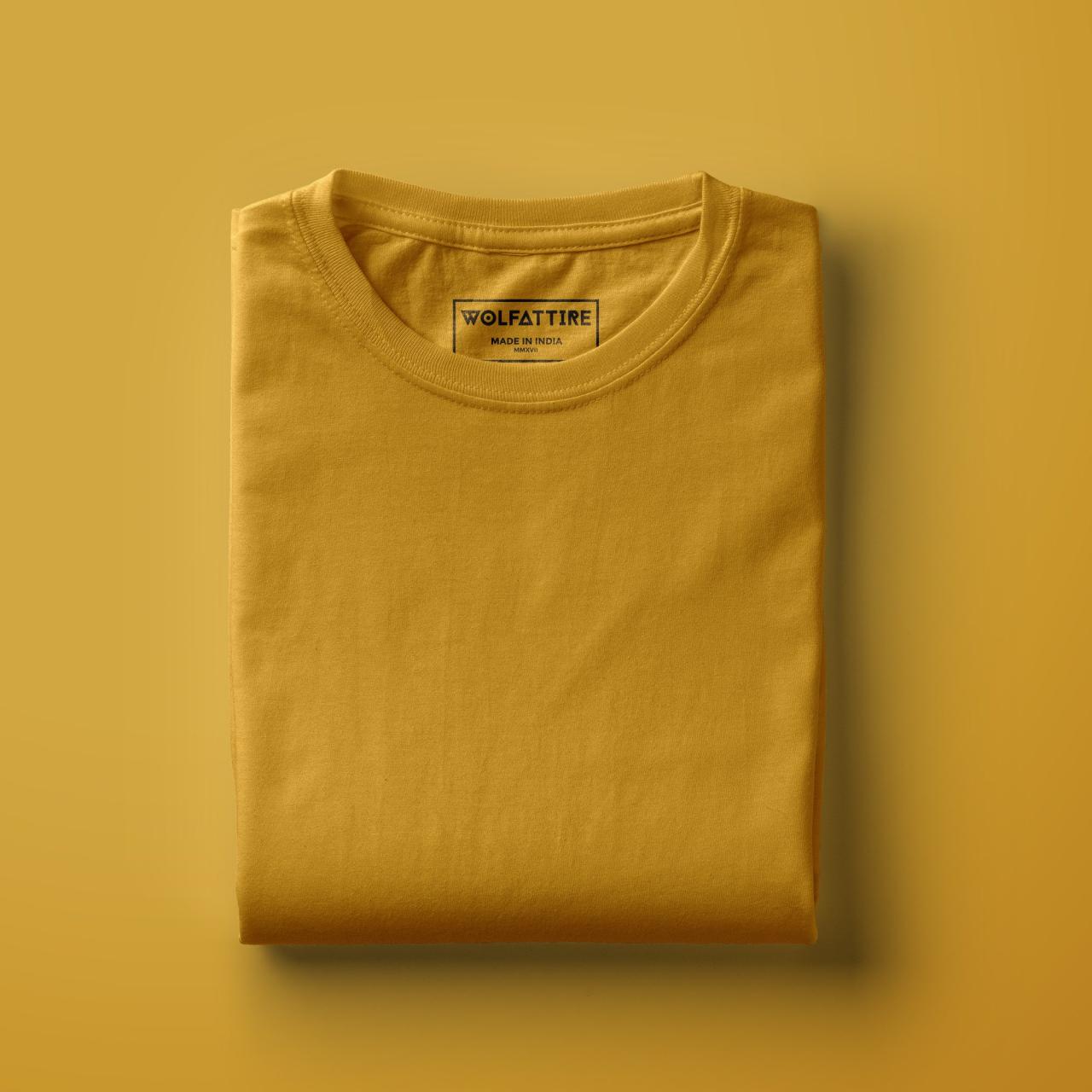 Mustard yellow mens dress shirt