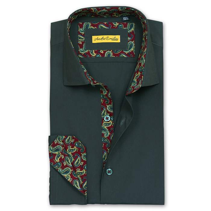 Mens bright green dress shirt