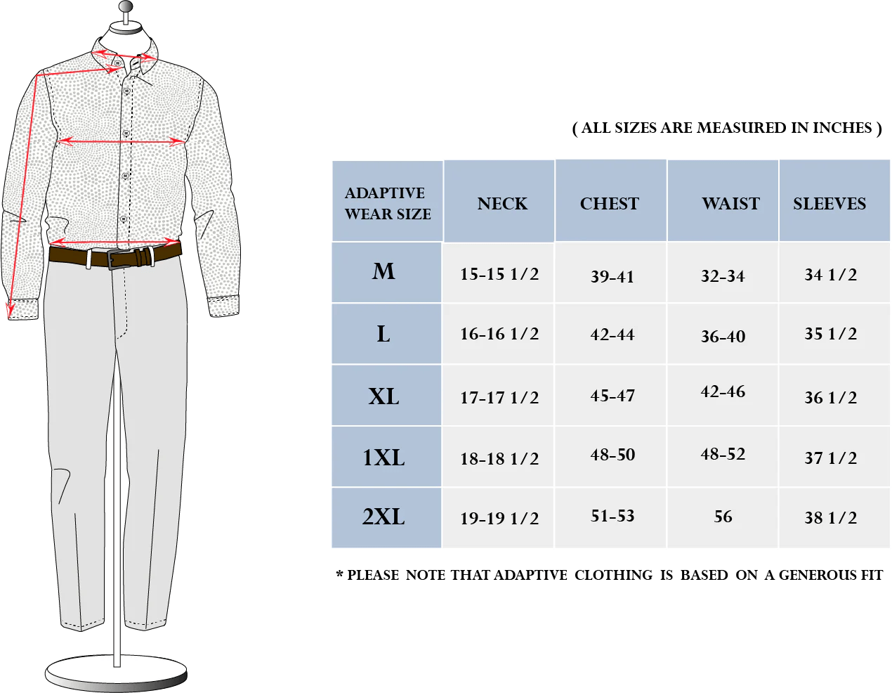 Sleeve long shirt size clothing chart ironville length width shirts iron sizing body mens prison corrections template charts smedium depth