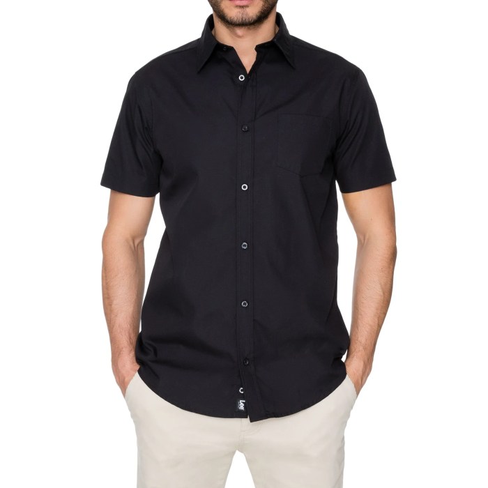 Men's short sleeve dress shirt