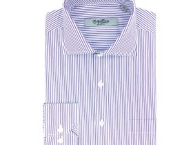 Mens dress shirt purple