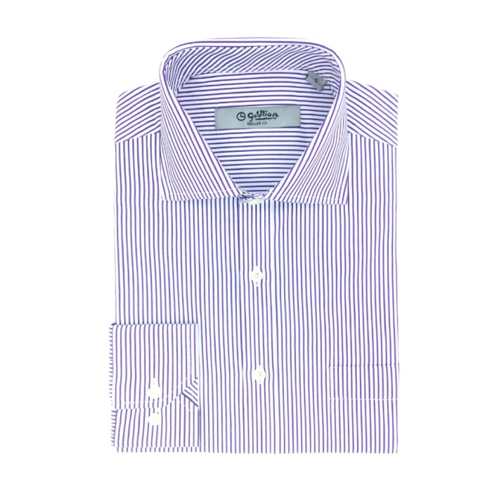 Mens dress shirt purple