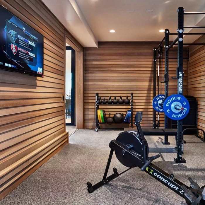 How to decorate workout room