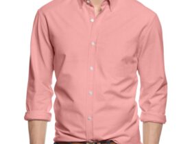 Men's button collar dress shirts