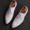 Mens white lace up dress shoes